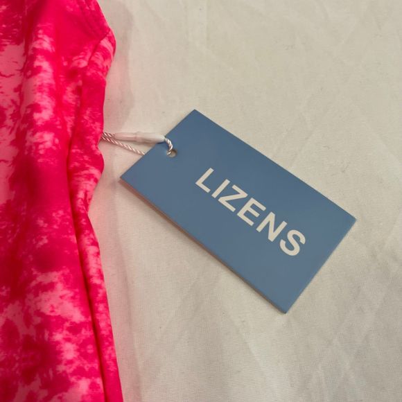 Girls Pink Tie Dye One Piece Swimsuit NWT - Picture 5 of 10